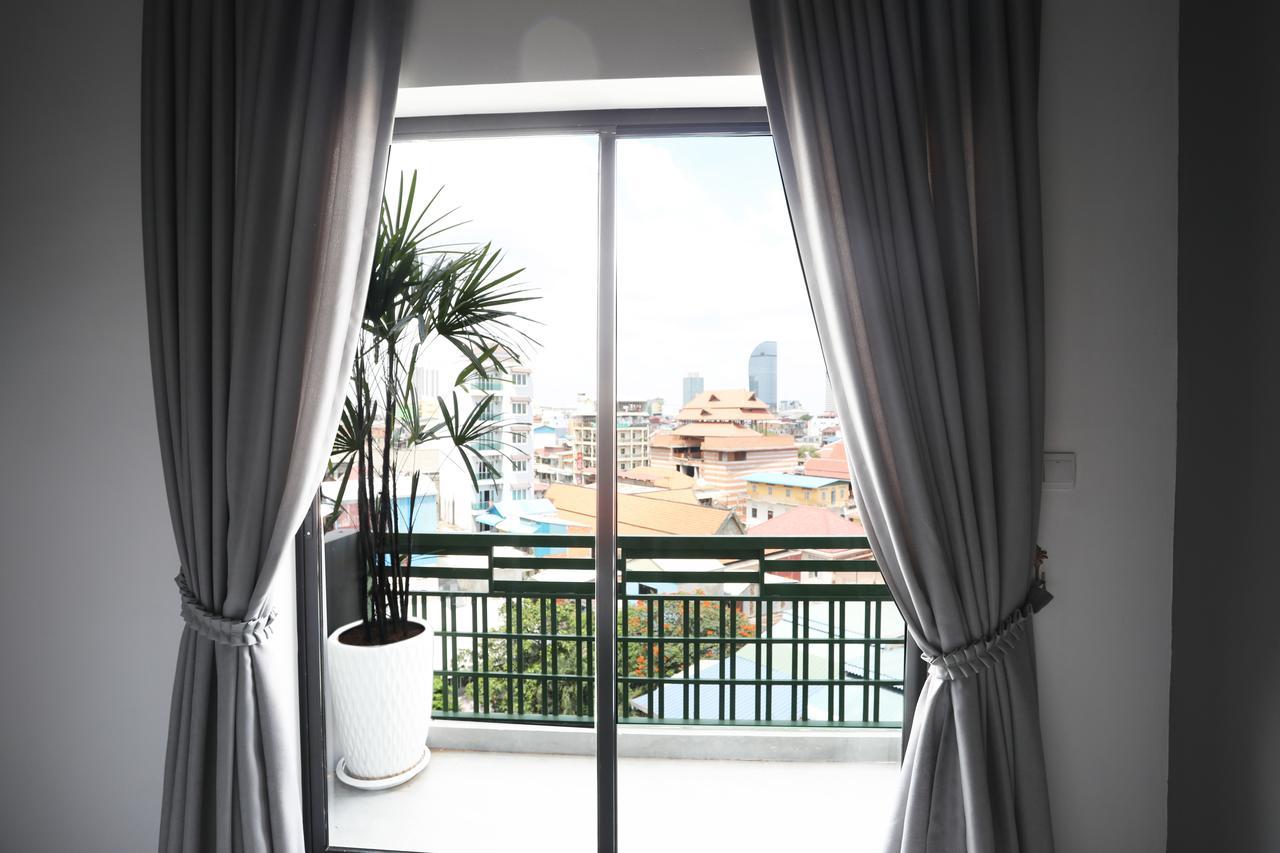 Sky Apartments Riverside - 50M To Royal Palace Phnom Penh Luaran gambar